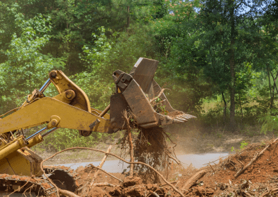 Land Clearing, Grading, Excavating, Tree Removal, Sustaining Wall, Retaining Wall, Erosion Control, Forestry Mulching.